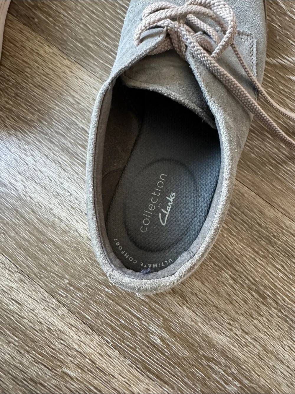Clarks Men’s Suede Chukka Boots in Taupe
